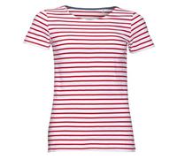 SOLS Womens/Ladies Miles Striped Short Sleeve T-Shirt PC2585