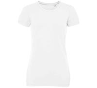 SOLS Womens/Ladies Millenium Stretch T-Shirt (White) - Size 14 UK