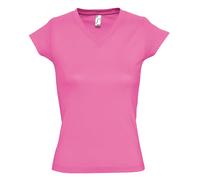 SOLs Womens/Ladies Moon V Neck Short Sleeve Cotton Summer T- PC294