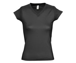 SOLs Womens/Ladies Moon V Neck Short Sleeve Cotton Summer T- PC294