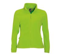 SOLS Womens/Ladies North Full Zip Fleece Jacket (Lime) - Green - Size 2XL