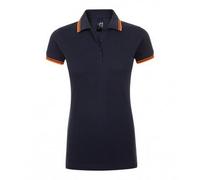 SOLS Womens/Ladies Pasadena Tipped Short Sleeve Pique Polo / N/A N/A PC2432