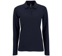 SOLS Womens/Ladies Perfect Long Sleeve Pique Polo Shirt (French Navy) - Multicolour Cotton - Size 3XL
