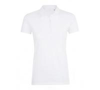 SOLS Womens/Ladies Phoenix Short Sleeve Pique Polo Shirt (White) - Size X-Large