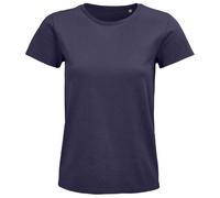 SOLS Womens/Ladies Pioneer Organic T-Shirt (Mouse Grey) - Dark Grey Cotton - Size Medium