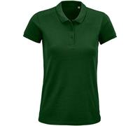 SOLS Womens/Ladies Planet Organic Polo Shirt (Bottle Green) - Size Small