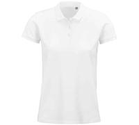 SOLS Womens/Ladies Planet Organic Polo Shirt (White) - Size X-Small
