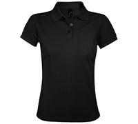 (2XL, Black) SOLs Womens/Ladies Prime Pique Polo Shirt
