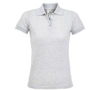 SOLS Womens/Ladies Prime Pique Polo Shirt (Ash) - Grey - Size 2XL