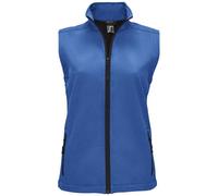 SOLS Womens/Ladies Race Softshell Gilet (Royal Blue) - Size Small