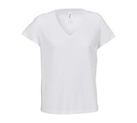 SOLS Womens/Ladies Regent V Neck T-Shirt (White) - Size Small