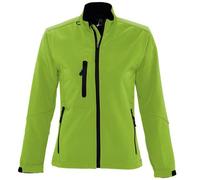 SOLS Womens/Ladies Roxy Soft Shell Jacket (Breathable, Windproof And Water Resistant) (Absinth Green) - Multicolour - Size X-Large
