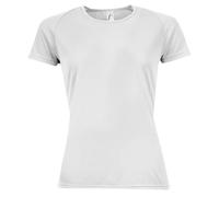 SOLS Womens/Ladies Sporty Short Sleeve T-Shirt (White) - Size Medium