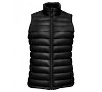 SOLS Womens/Ladies Wilson Lightweight Padded Bodywarmer (Black) Nylon - Size Medium