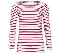 SOL'S Women's Marine Striped Long-Sleeved T-Shirt in White | Size: Small SOL'S White S