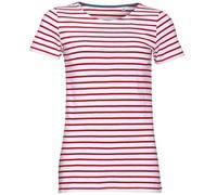 SOL'S Women's Miles Striped Round Neck T-Shirt in White | Size: Medium SOL'S White M