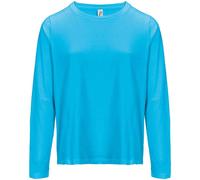 SOL'S Women's Monarch Long-Sleeved T-Shirt in Aqua | Size: 2XL SOL'S Aqua 2XL