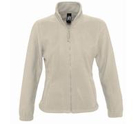 SOL'S Women's North Full Zip Fleece Jacket in Beige | Size: Medium SOL'S Beige M