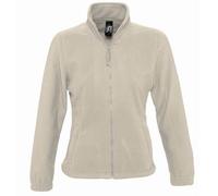 SOL'S Women's North Full Zip Fleece Jacket in Beige | Size: Small SOL'S Beige S