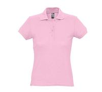 SOL'S Womens Passion Cotton Pique Polo Shirt Pink S