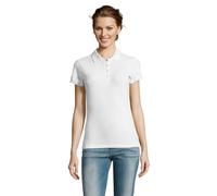 SOL'S Women's People Polo Shirt in White | Size: Medium SOL'S White M