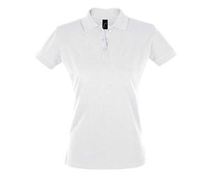 SOL'S Womens Perfect Cotton Pique Polo Shirt White XL