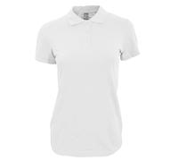 SOL'S Women's Perfect Pique Short Sleeve Polo Shirt in White | Size: XL SOL'S White XL
