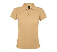SOL'S Women's Prime Polo Shirt in Light Sand | Size: Small SOL'S Light Sand S