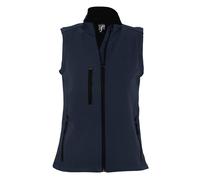 SOL'S Women's Rallye Soft Shell Bodywarmer Jacket in Navy | Size: Medium SOL'S Navy M