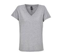 SOL'S Women's Regent Marl V Neck T-Shirt in Grey | Size: 2XL SOL'S Grey 2XL