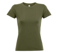 SOLS Womens/Ladies Regent Short Sleeve T-Shirt (Army) - Green - Size 2XL