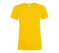 SOL'S Women's Regent Short Sleeve T-Shirt in Gold | Size: Medium SOL'S Gold M