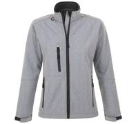 SOL'S Women's Roxy Soft Shell Jacket (Breathable, Windproof & Water Resistant) in Grey | Size: Medium SOL'S Grey M