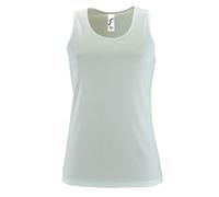 SOL'S Women's Sporty Performance Sleeveless Tank Top in White | Size: Large SOL'S White L