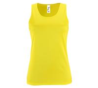 SOL'S Women's Sporty Performance Sleeveless Tank Top in Yellow | Size: XL SOL'S Yellow XL
