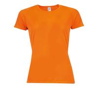 SOL'S Women's Sporty Raglan T-Shirt in Orange | Size: Medium SOL'S Orange M