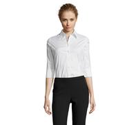 SOL'S Women's Stretch 3 4 Sleeve Blouse in White | Size: 3XL SOL'S White 3XL