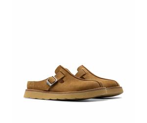 Solsbury Mule Closed Mules in Suede Brown