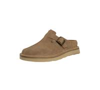 Clarks Solsbury Mule Mens Dark Sand Suede, 7