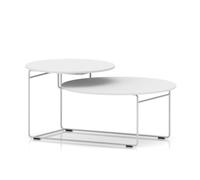 Solstice Coffee Table White Top White Frame