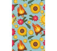 Solstice Infusion No. 21: Summer Witch Journal | Golden Magic Notebook | Hex & Hue Pixel Apothecary | 200 Lined Pages | 8.5x5.5” Cream Paper | Sun Witch Aesthetic