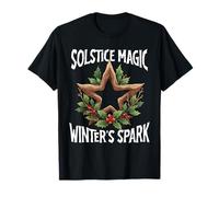 Solstice Magic Winter’s Spark Pagan Yule T-Shirt
