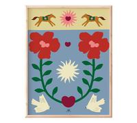 Solstice poster Blue 30x40