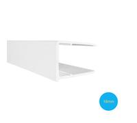 Solstice Roof Sheet Closure 16mm Pvc 2.1M White