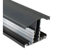 Solstice Snap Down Glazing Bar 10-25mm 3M Anthracite Grey