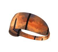 Solstice Wave Elastic Exercise Headband Light Comfort Absorb Sweat Breathable for Outdoor Sports Wearing