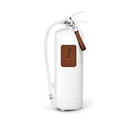 Solstickan Design Solstickan fire extinguisher 6 kg White-dark brown leather