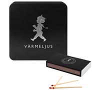 Solstickan - Set With Tealight Box + Matchbox, Black - Black