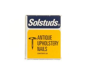 Solstuds Antique Look Upholstery Nails (Pack Of 20) Black (10mm)