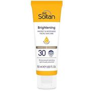 Soltan Brightening Facial Sun Care SPF 30, with Vitamin C, Moisturising & Hydrating, 50ml